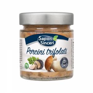 Setas porcini con ajo, aceite y perejil a la trufa «La Gran Riserva»