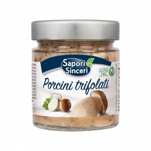 Setas porcini con ajo, aceite y perejil