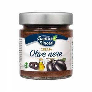 Creme aus schwarzen Oliven
