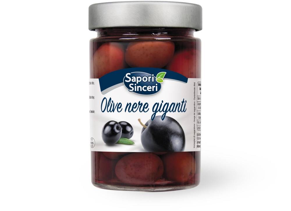 Olives noires géantes au naturel