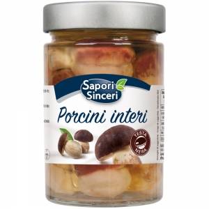 Setas porcini «Testa Nera» enteras en aceite de oliva