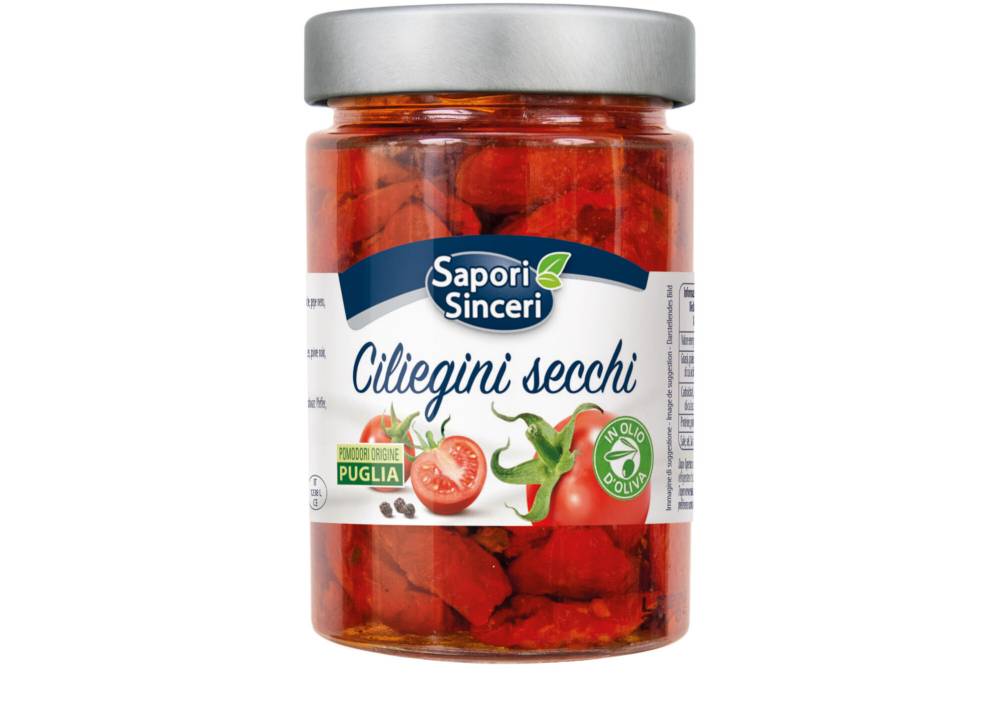 Getrocknete Kirsch-Tomaten in Olivenöl